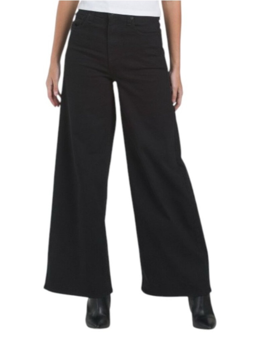 NWT Rag & Bone Serena Wide Leg Jeans Sz 28 in Black